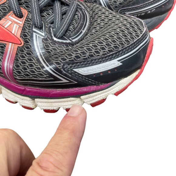 Brooks GTS 17 Womans pink gray running sneakers SZ 9D SKU 9421 - Picture 16 of 16